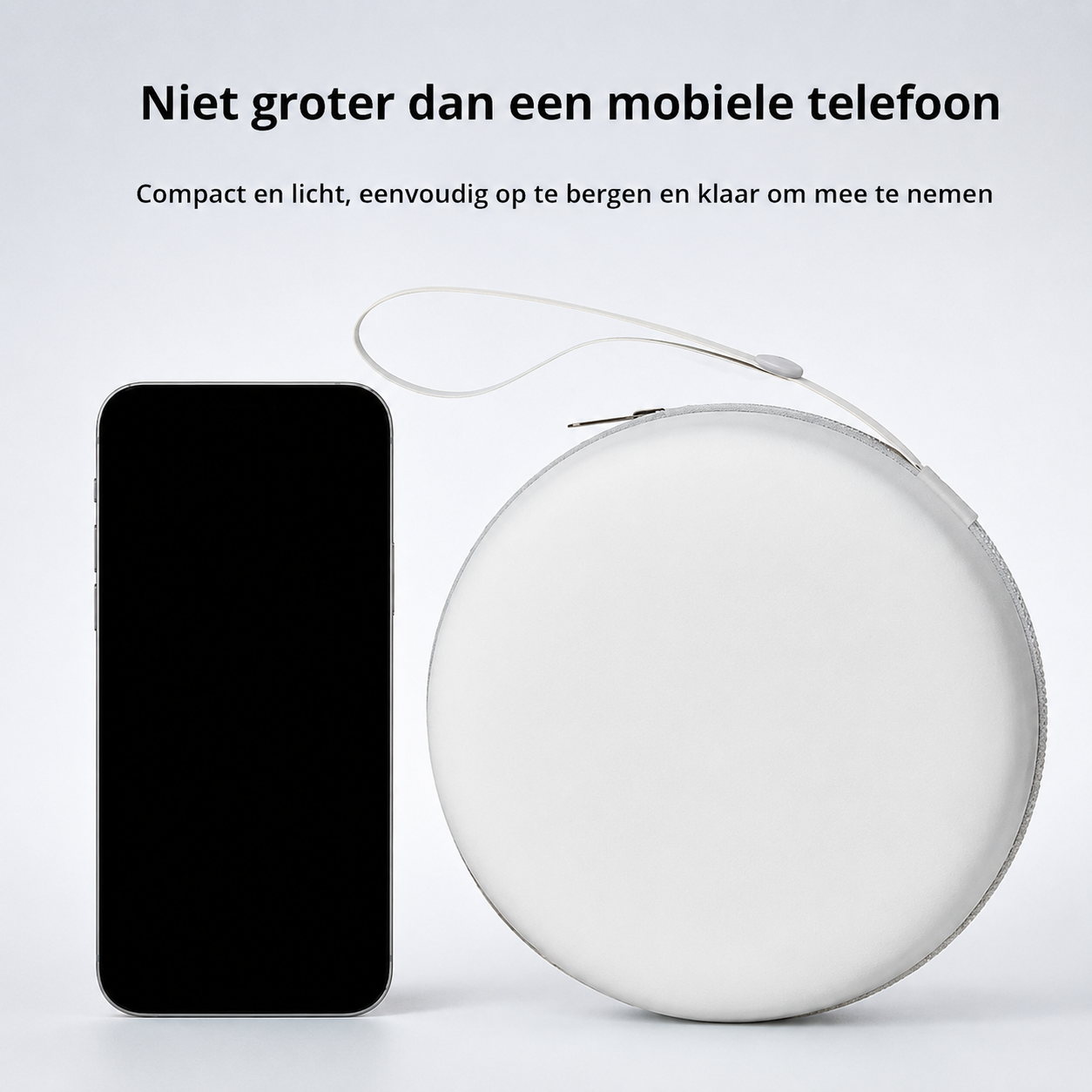 Dromi – Compact reiskussen met rondom steun
