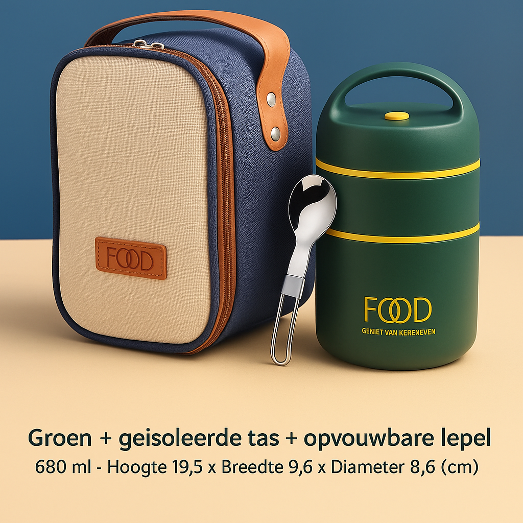 HeatLock – Praktische Thermo Lunchbox