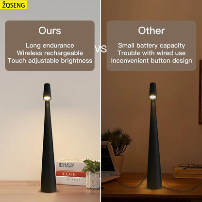 Sleek Shine - Moderne Draadloze Sfeerlamp