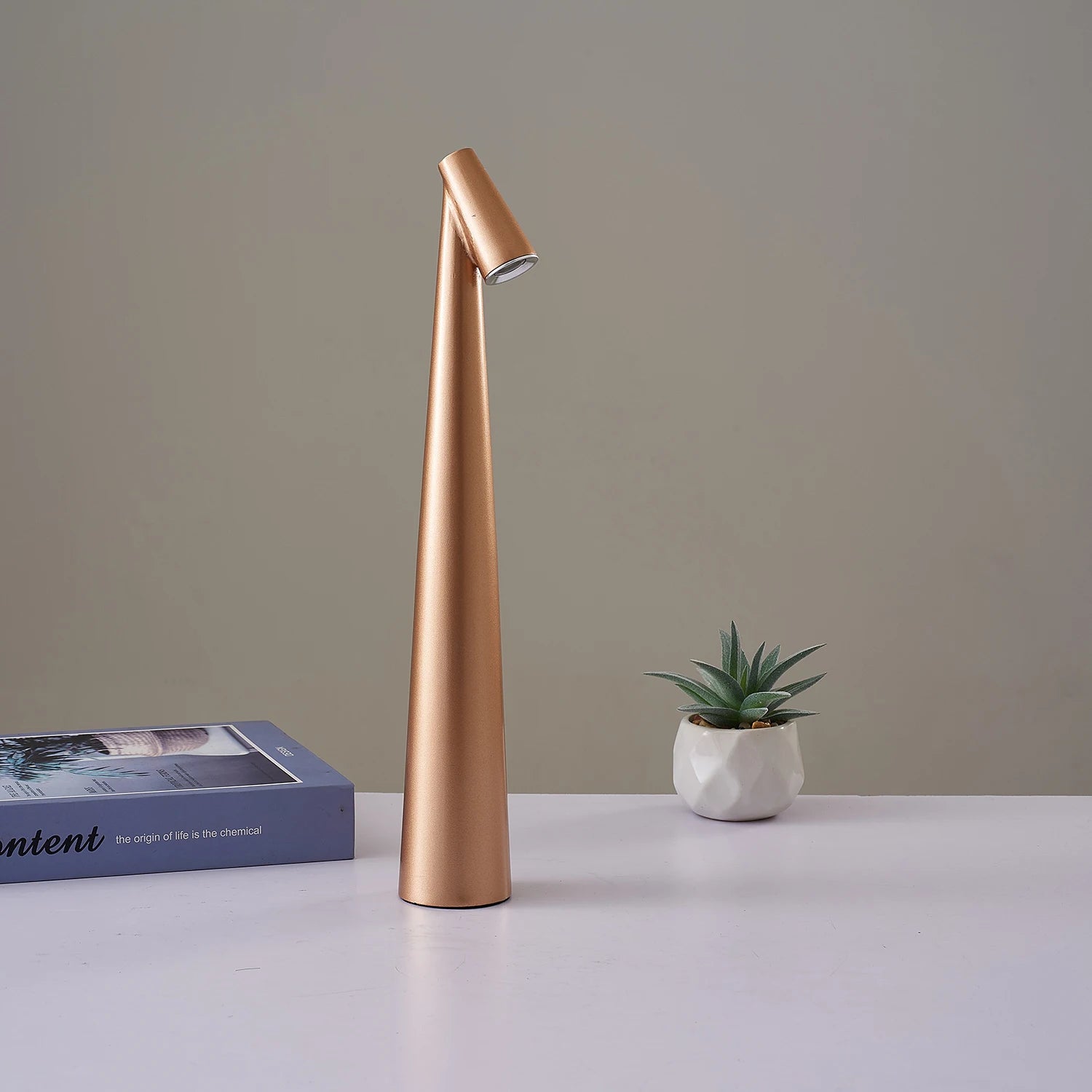 Sleek Shine - Moderne Draadloze Sfeerlamp